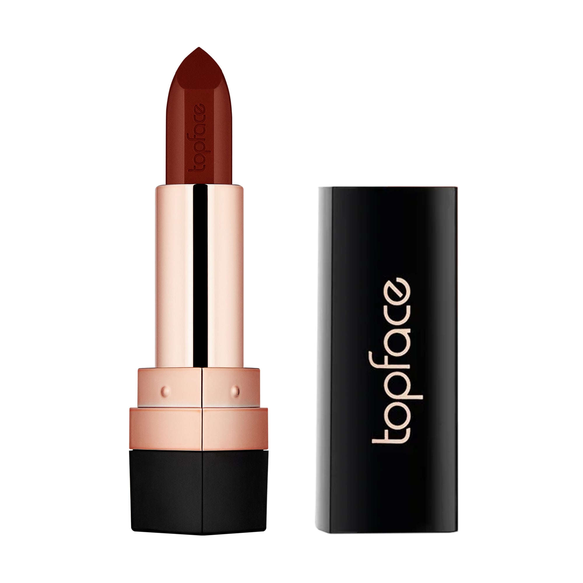 Кремова помада для губ Topface Instyle Creamy Lipstick, 14 Tawny Brown, 4 г